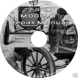 Ford MODEL T Car & Tractor Repair & Operations on DVD ღ