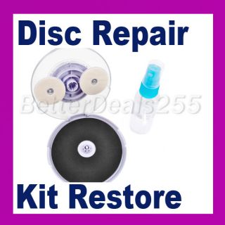 CD DVD Data Disc Repair System Restore Damaged Disk Kit