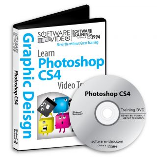   PHOTOSHOP CS4 131 VIDEO Tutorials Training 2 DVDs pc and mac grahics