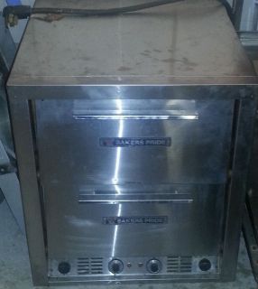 Bakers Pride P44S Electric Countertop Pizza Oven 2 Ovens