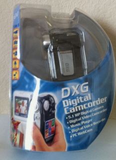 108 69 NIP DXG Digital Camcorder Camera Model 506V 5 1 MP  Player