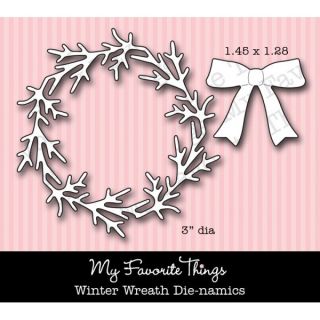 MFT Thin Steel Craft Die Winter Wreath My Favorite Things Die Namics