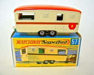 Superfast No 57B Eccles Trailer Caravan Red Axle Clip