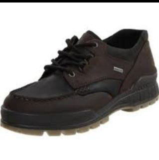 Ecco Mens Track Shoes Low Top Black Gore Tex Size Euro 43 US 9