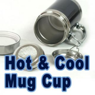 Strainer Stainless Steel Mug Cup Tea Bag Infuser Blue