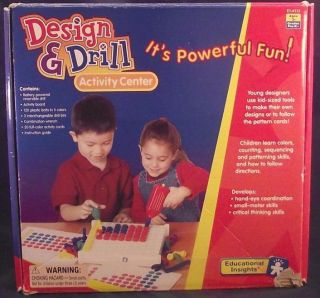 Educational Insights Design Drill Activity Center EUC Puzzle Learning