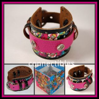 Ed Hardy Girls Bracelet Beautiful Ghost Pink Gift Box