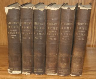 1854 Set 6 Volumes Gibbons History of The Roman Empire Ancient Rome