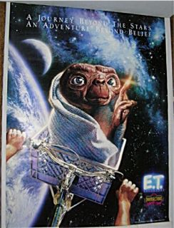 Et Extra Terrestrial Theme Park Adventure Poster Vintage Mint 1991
