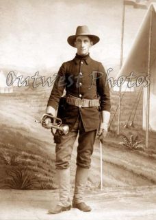 Colorado Co National NatL Guard Soldier Edward Welsh Bugler Bugle