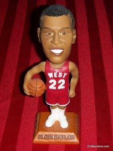 Elgin Baylor Bobblehead All Star West Hall of Famer NBA Collectible