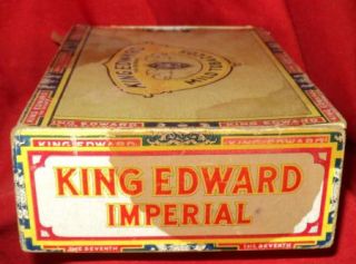 King Edward The Seventh VII Imperial Cigar Box 6 Cent Factory 15