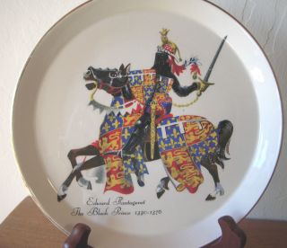 Edward Prince of Wales Plate The Black Prince 1330 1376 RWL London