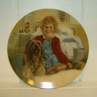 Collectors Plate Edwin M Knowles Annie Sandy 1982