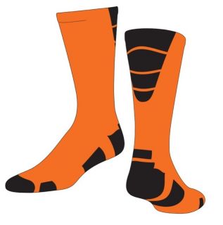 Goalline Vapor Elite Socks Orange Black Large proDRI fabric BNIB
