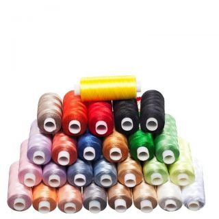 26 Spools Basic Pastel Embroidery Machine Thread
