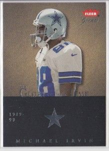 2004 Fleer Greats Glory of Their Time 1721 1995 Michael Irvin Cowboys