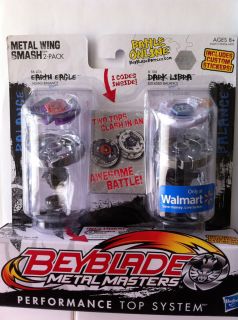 Beyblade Metal Masters BB47A Earth Eagle 145WD B106 Dark Libra ED125SD