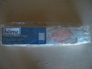 White Homz Mesh Folding Sweater Stackable Dryer, 26 X 26 , NEW IN