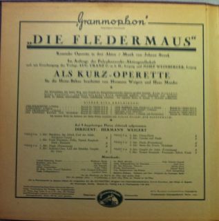 German HMV 5X 78 Set Hermann Weigert Hans Maeder Strauss Die
