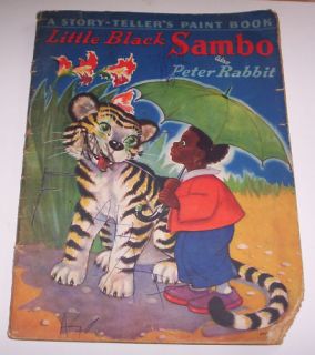  Coloring Book Little Black Sambo Peter Rabbit