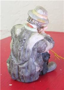 Flambro Emmett Kelly Jr Figurine w Orig Tags Mini Collection