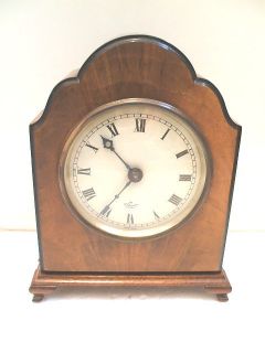 Elliott Walnut Case Winding Movement Timepiece Mantle Clock 7 5 H 5 75