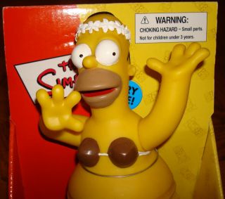 Gemmy Homer Simpson Electronic Hula Doll Figure New Figurine Toy