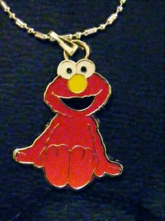 Sesame Red Elmo figure Ball Chained Necklace