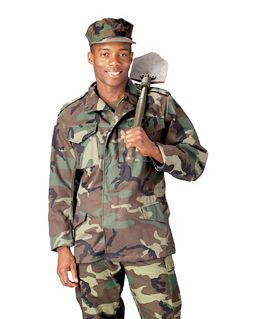 Ultra Force Woodland Camouflage M 65 Field Jacket XS 8x