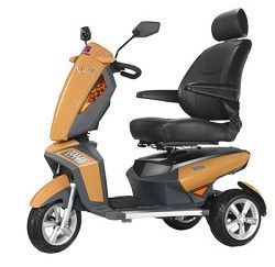 Fast Electric Mobility Handicap Scooter 3 Wheel Rugged Terrain Long