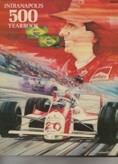 1989 Indianapolis 500 Yearbook Hungness Emerson Fittipaldi