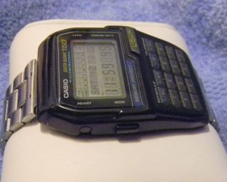 Rare Nerd Watch Casio Databank Calculator Telememo DBC 150