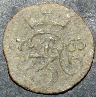 Poland RARE Solidus 1763 Mint Elbing Elbląg August III