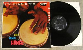 Preston Epps Bongo Bongo Bongo RARE 1960 Near Mint Stereo Original