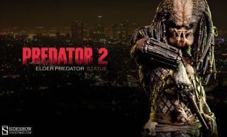 Aliens AVP Predator 2 Collectibles Elder Predator Statue Sideshow