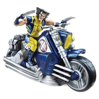 New x Men Wolverine Motorcycle Figure Electronic Toy