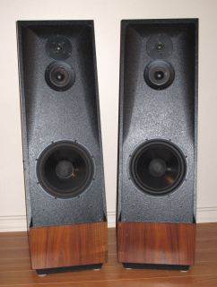 Thiel CS3 5 Speakers with equalizer in Beautiful Wanut Finish