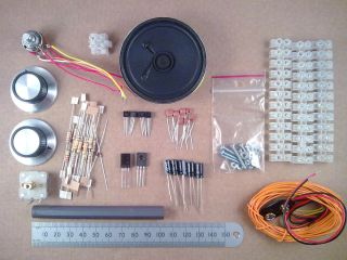  Choccy Block Six Transistor MW Am Radio Kit of Electronic Parts