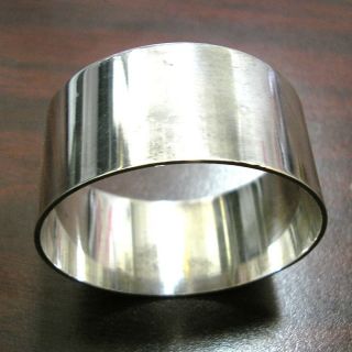 1960s Era Tiffany Co Sterling Silver Napkin Ring Simple Elegant XLNT