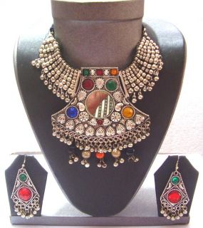 handcrafted belly dance oxidized necklace brand new direct from indian