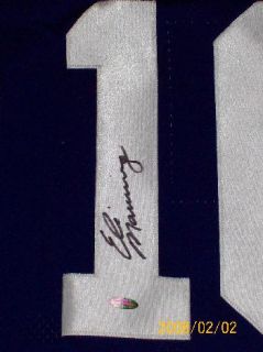 Eli Manning Steiner Authenticated Autographed Giants Jersey. Dont wait
