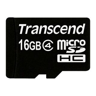 16GB microSDHC Class 4 Memory Card with microSD Adapter at