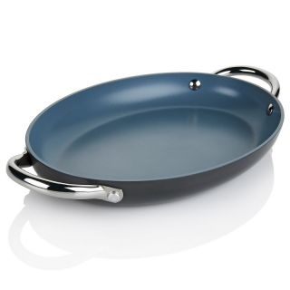 Todd English Hard Anodized Gourmet 12 Oval Frypan
