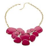 IMAN Global Chic 23 1/4 Pop of Color Enamel Statement Necklac at