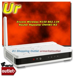 Encore Enhwi N3 Wireless N150 802 11n Router Repeater