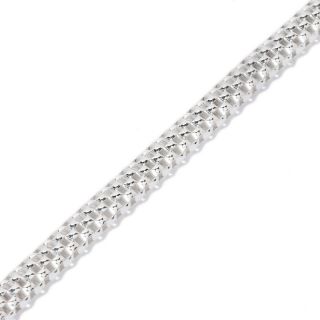 Jewelry Bracelets Chain Sterling Silver Square Popcorn 7