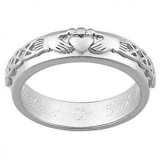 Jewelry Rings Personalized Sterling Silver Engraved Claddagh