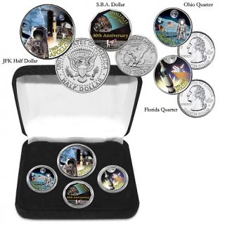 40th Anniversary Apollo 11 Moon Landing 4 Coin Set