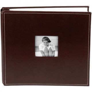 Scrapbooking Postbound Leather Cover Album 12 x 12   Chocolate